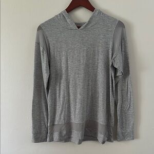 Marc New York Gray Sweatshirt Lightweight V-Neck
